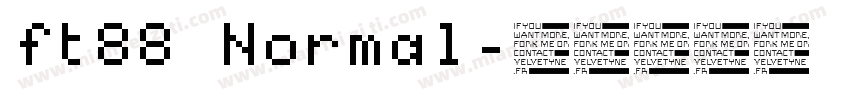 ft88 Normal字体转换